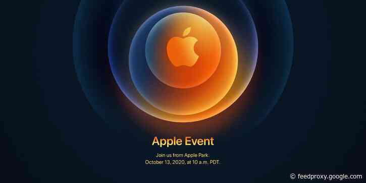 Apple officially announces iPhone 12 event for October 13: ‘Hi, Speed’