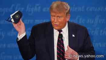 PHOTOS: Some of the many times Trump has appeared in public without covering his face