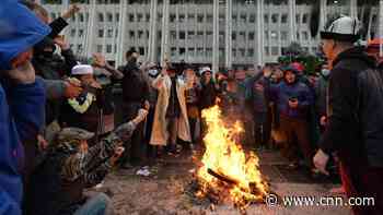 Opposition in Kyrgyzstan claims power after storming government buildings