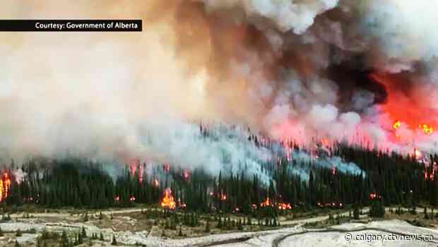 Bighorn fire burns out of control