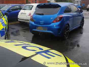 Police arrest disqualified driver in Bolton