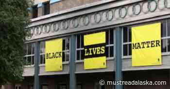 Performing Arts Center says 'no' to 'Save Anchorage' banner on building - Must Read Alaska