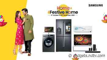 Samsung’s ‘Home, Festive Home’ Offers Include Free Smartphones With Select Televisions