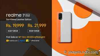 Realme 7 Pro Sun Kissed Leather Edition Launched in India: Price, Specifications