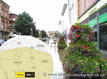 Yellow weather warning issued for overnight downpour