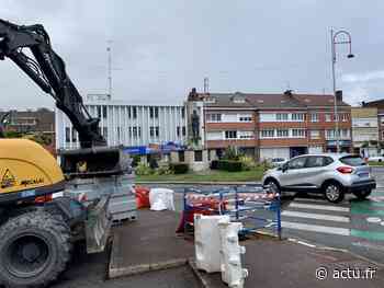 À Lens, un rond-point pour relier la route d'Arras et l'avenue Alfred-Maës - actu.fr
