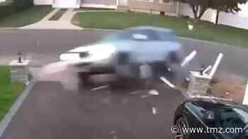 Video Captures Mom Suspected of DWI Crashing with Kids in SUV