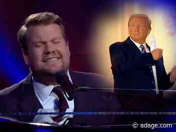 ‘Maybe I’m Immune’: Watch James Corden’s Trump-inspired Paul McCartney song spoof