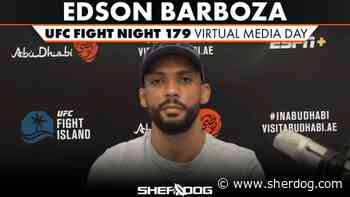 Edson Barboza UFC Fight Night 179 Virtual Media Day Interview