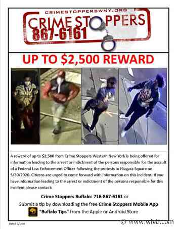 Crime Stoppers offering $2,500 for information after assault of federal officer