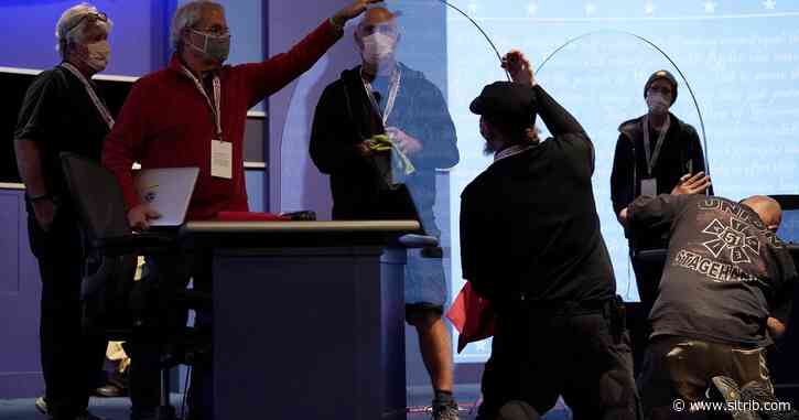 Vice presidential debate live updates: Pence team finally agrees to Plexiglas barrier