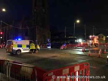 Bus and Toyota Yaris crash outside Bolton train station - The Bolton News