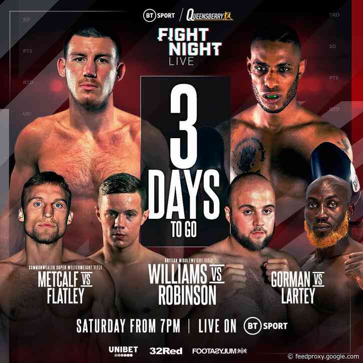 Liam Williams vs. Andrew Robinson quotes on Oct.10
