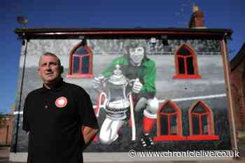 Artist Frank Styles tribute to Sunderland's FA Cup hero Jimmy Montgomery