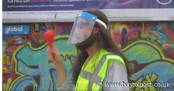 Covid marshals out patrolling Bristol's streets
