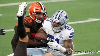 Cowboys' Elliott: Must 'lock in' to hold on to ball
