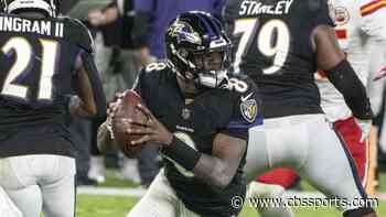 Lamar Jackson misses Ravens practice as quarterback rests injured knee, per report