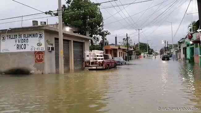 Streets Flooded in Cozumel After Hurricane Delta Hits Yucatan Peninsula