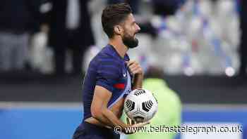 Olivier Giroud passes Michel Platini’s goalscoring tally in thumping France win