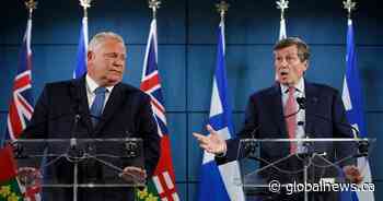 Ontario, Toronto seemingly at odds on how to tackle COVID-19 surge in the city - Global News