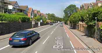 Burst water main on major road causing chaos in city centre