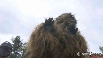 10-year-old boy who underwent brain surgery welcomed home with 'Star Wars' party