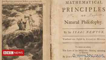 'Rare' Sir Isaac Newton work found on bookshelf sells for £22k
