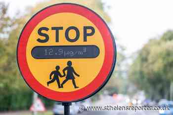 New crossing lollipop measures pollution at the school gates - St Helens Reporter