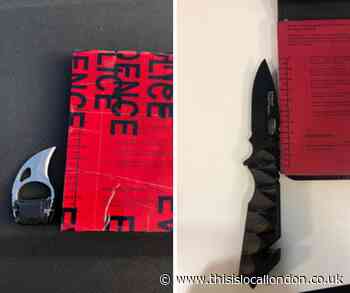 Police arrest teenager carrying a knife in Cricklewood