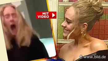 Adele – endlich neue Fotos: Wer die Sängerin hier so erschreckt - BILD