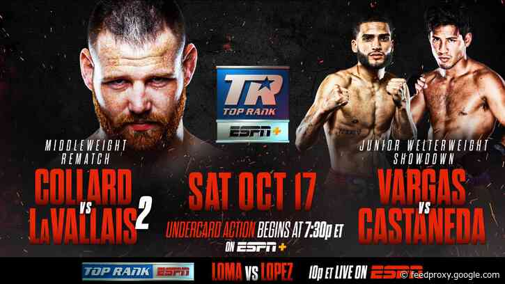 Clay Collard added to Lomachenko vs Lopez undercard