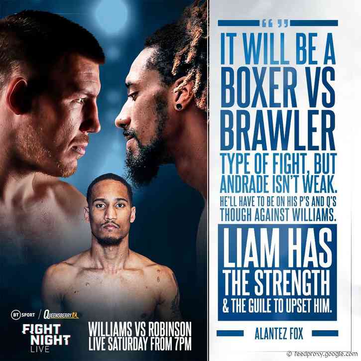 Fox picks Liam Williams to beat Demetrius Andrade