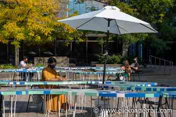 University of Michigan architecture students, faculty create socially distanced courtyard - WDIV ClickOnDetroit