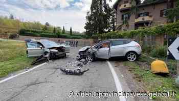 Casteggio, scontro frontale: due feriti - gelocal.it