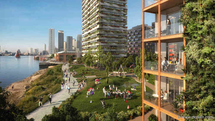 OMA designs Morden Wharf neighbourhood for London's riverside