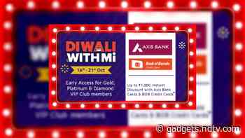 Xiaomi ‘Diwali With Mi’ Sale Begins October 16, VIP Members to Get Early Access