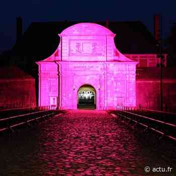 L'IMAGE. la Citadelle d'Arras s'illumine pour Octobre Rose - actu.fr