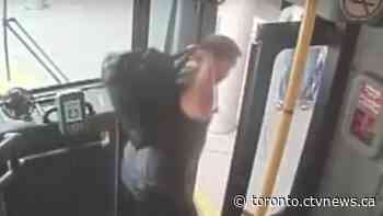 Police seek man who allegedly threw elderly man off Toronto bus