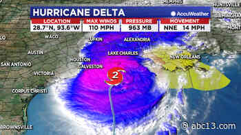 Hurricane Delta's outer bands move in to southeast Texas - KTRK-TV