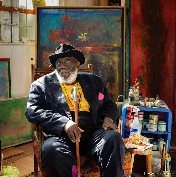Frank Bowling Knighted by Queen of England: ‘My Identity as a British Artist Has Always Been Crucial’
