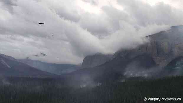 Wildfire crews continue to battle massive wildfire west of Calgary