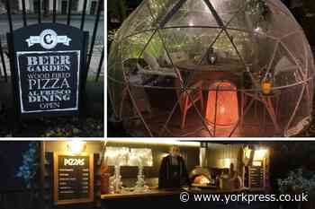 Private dining 'igloos' for hire at Churchill Hotel, York
