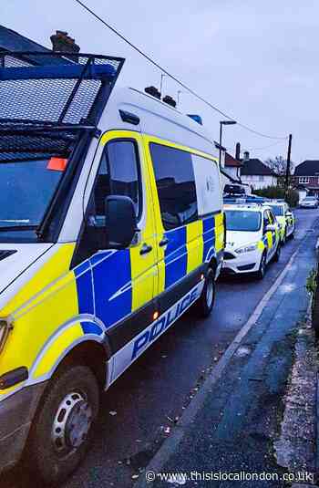 Arrests after firearm seen on Sutton housing estate