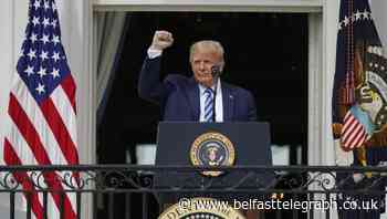 Trump makes first public appearance since Covid hospital stay