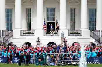 Trump addresses 2,000 supporters at White House rally in first public speech since Covid diagnosis
