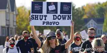 Paris Hilton leads protest and calls for closure of Utah school