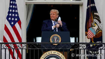 Trump makes 1st public appearance since his hospital stay