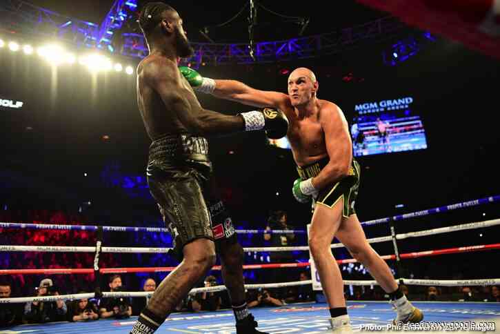 Deontay Wilder’s manager Finkel says Tyson Fury trilogy still on for December