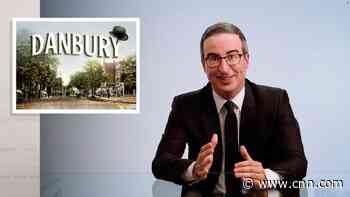 John Oliver is being honored with his name on a sewage plant after 'fight' with a Connecticut town