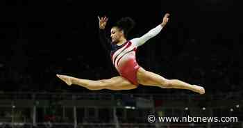 She's made history as an Olympic gymnast. She's also healing from abuse.